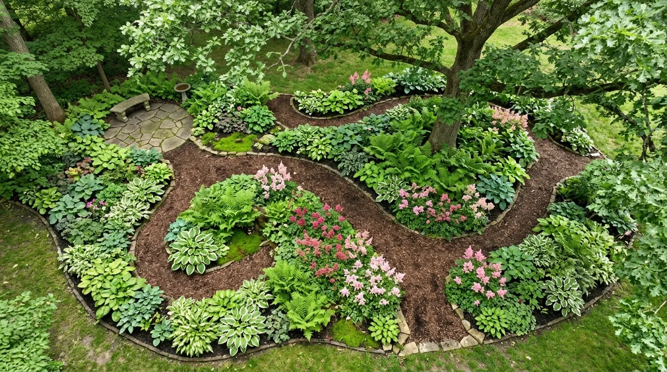 8 Shade Garden Design Layout Ideas for Cool Spaces